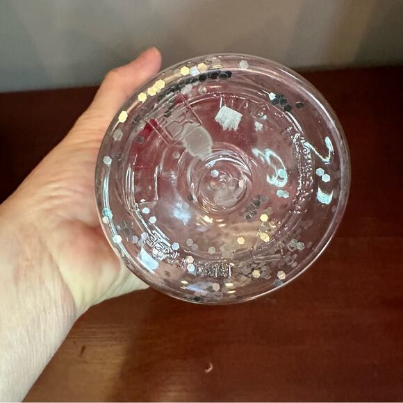 NWT Disneys Mickey Minnie Mouse Glitter Water Bottle LIVING THE DREAM - Picture 7 of 10